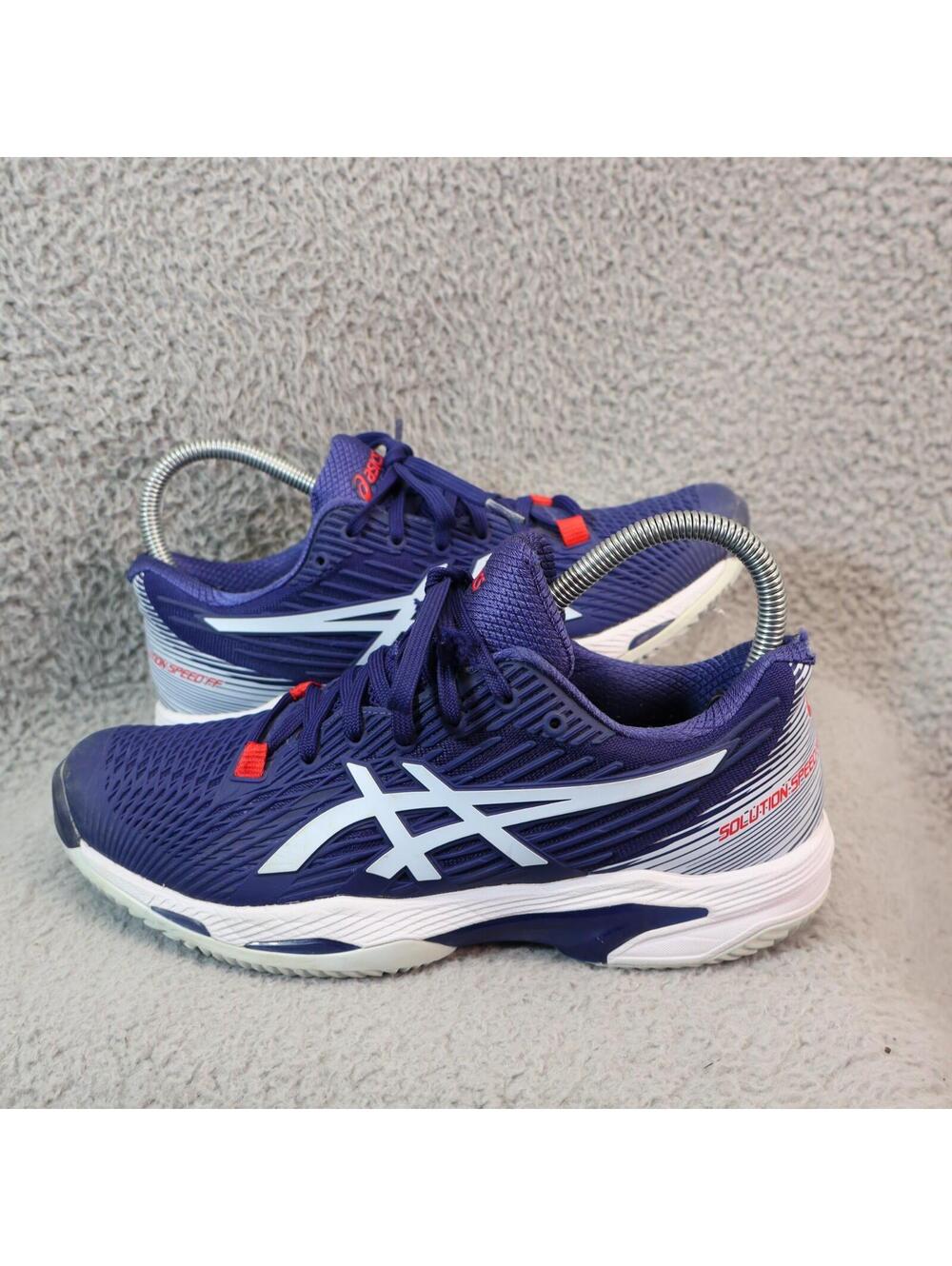 ASICS Women sz 7 Solution Speed FF 2 Tennis Blue Soft Sky